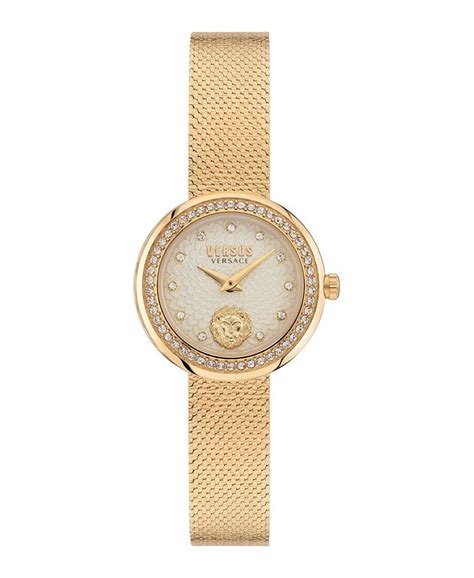 versus by versace women's stainless steel 28mm|Versus by Versace Women's Lea Petite Gold.